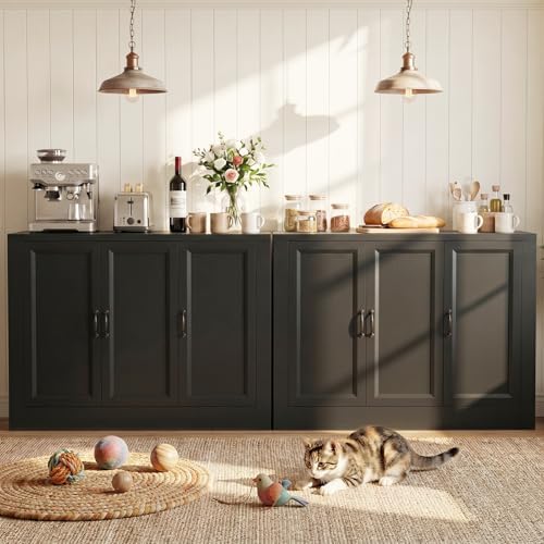 39" Modular Buffet Sideboard Cabinet, Expandable Storage Cabinet System - Image 4