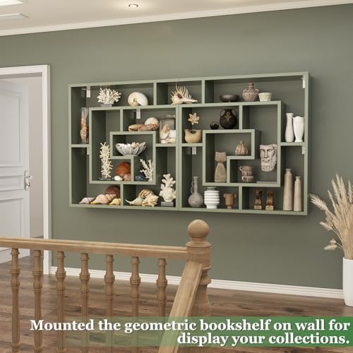 Geometric Wall Mounted Shelf, Freestanding Display Shelves - Image 5