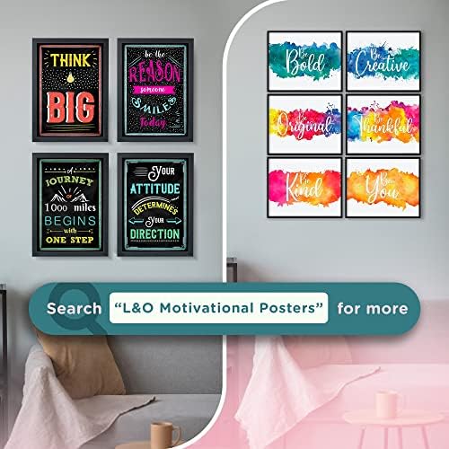 L&O Goods Motivational Wall Art – Set of 6 • Inspirational 8×10 Glossy Poster - Image 6