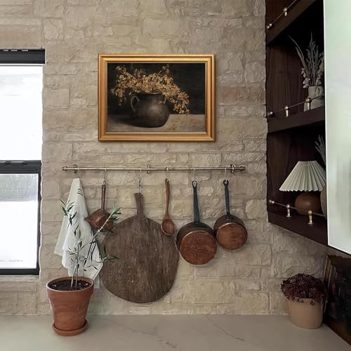 Vintage Gold Framed Dark Academia Wall Art, 8x10 Inch - Image 5
