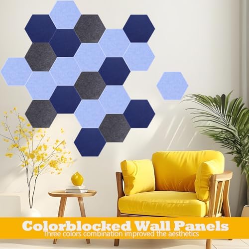 Acoustic Panels, Magrowill 12-Pack Soundproof Wall Panels 14 X 12 X 0.4 Inches - Image 2