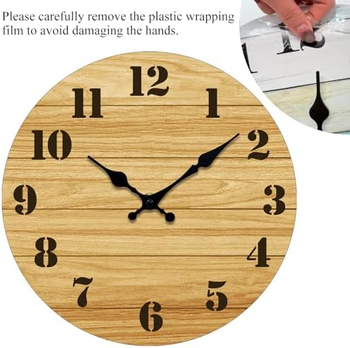 Wall Clock Modern Wall Clocks Battery Operated, Silent Non Ticking Clock - Image 5