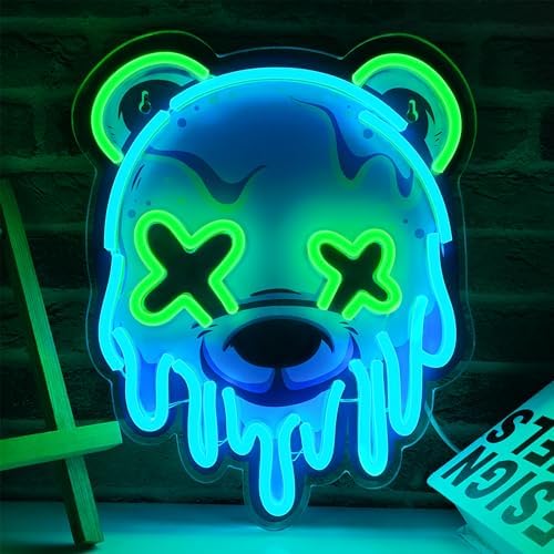 Ice Bear Neon Sign, Cool Led Sign by Unknown
