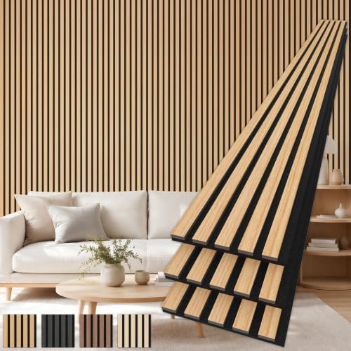 TONOR Wood Slat Panel, 3 Pack Acoustic Panels by TONOR