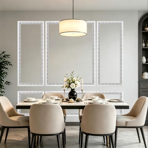 Peel and Stick Wall Molding Kit, Premade Accent Wainscoting Panels - Image 7