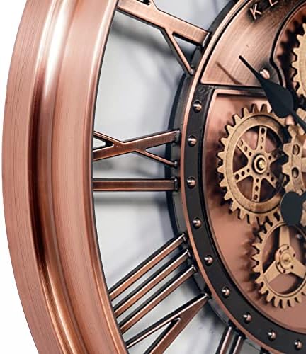CLXEAST 28" Moving Gear Wall Clock - Image 5