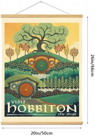 Middle Earth Landscape Wall Art Prints Canvas PaintingFantasy Posters, Wall - Image 4