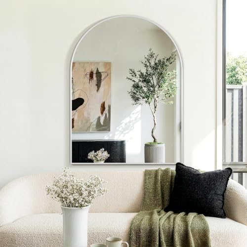 FICTOR 30" x 40" Arched Bathroom Vanity Mirror - Image 6