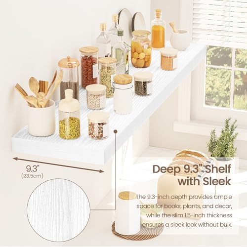 Vivelove Floating Shelves 9 inch Deep 36”Long Set of 2 - Image 5