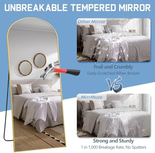 MirrMuse 56"x18" Arched Full Length Mirror - Image 7