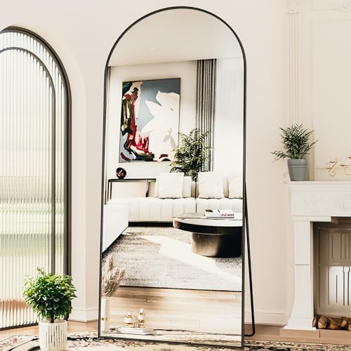 Antok 76" x34” Arched Full Length Mirror, Floor Mirror by AntokMirror