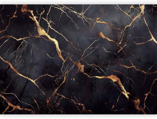 artgeist - Premium Wall Mural Wallpaper, Living Room Stone Wall 79x55 Inch by artgeist