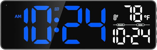 Large LED Digital Wall Clock by DigitalClocks