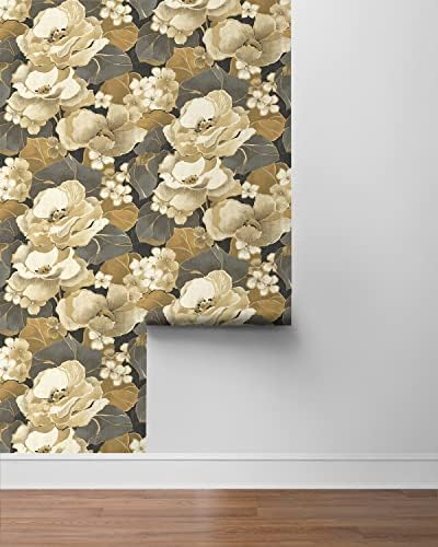 NextWall Nouveau Floral Peel and Stick Wallpaper - Image 6
