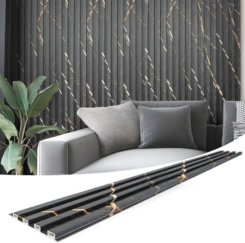 Art3d 96 x 6 in WPC Slat Wall Paneling by Art3d