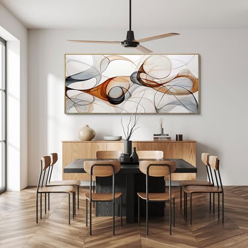 KLAKLA Framed Large Abstract Wall Art - Image 3