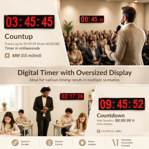 XW big oversized clock/timer 28", indoor and outoor use, - Image 4