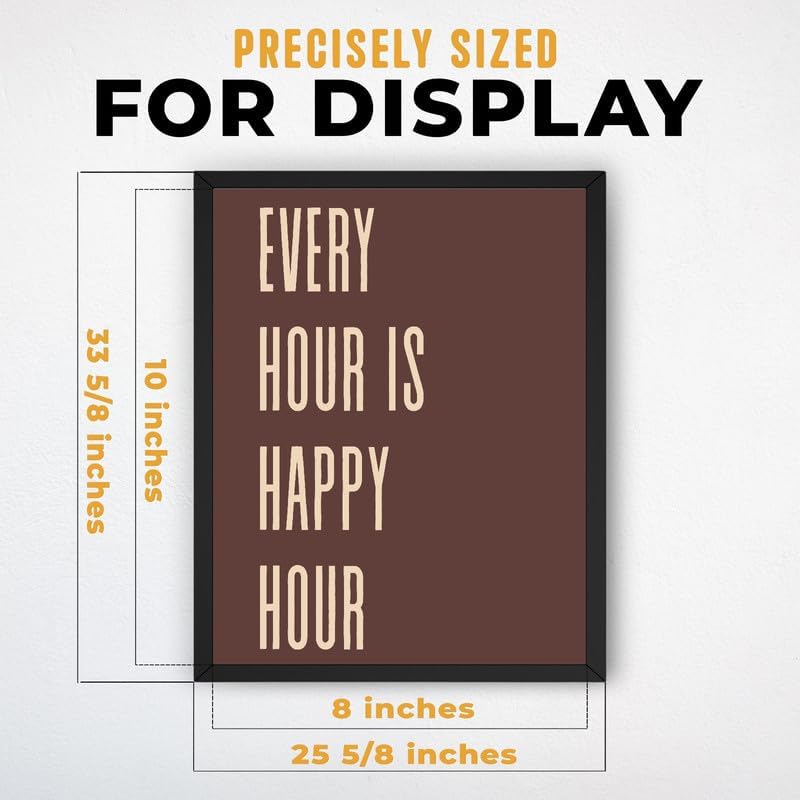 InkFlow Posters Every Hour Happy Hour Canvas Poster - Image 3