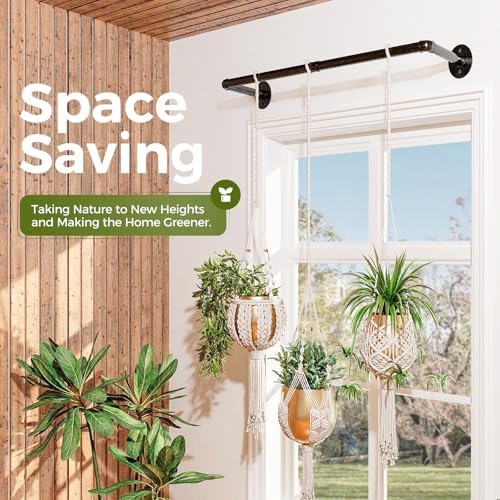Bamworld Hanging Planters for Indoor Plants Plant Hanger Indoor - Image 2