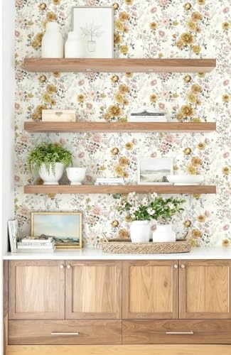 Vintage Floral Peel and Stick Wallpaper - Image 3