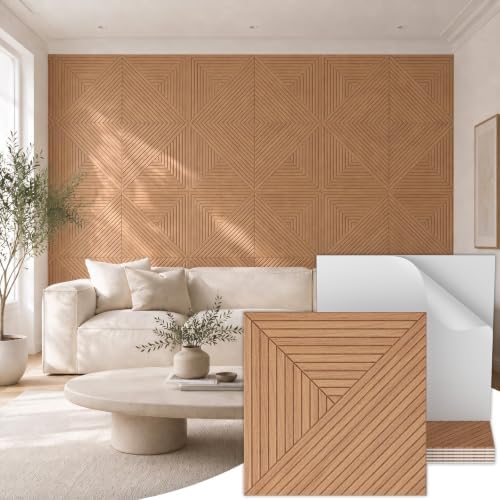 TONOR 6 Pack Acoustic Panels Peel and Stick, 23.6''x23.6''-23.25 sq.ft. by TONOR