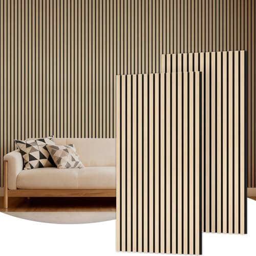 TONOR Wood Wall Panels for Interior Wall Decor-2 Pack 47.2" x 23.6" by TONOR