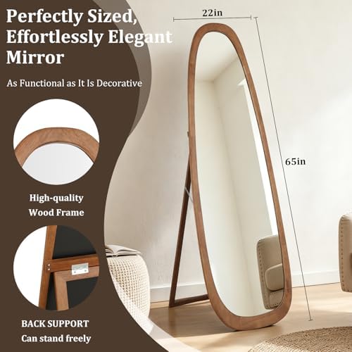 WallBeyond 22x65 Inch Irregular Full Length Mirror - Image 5