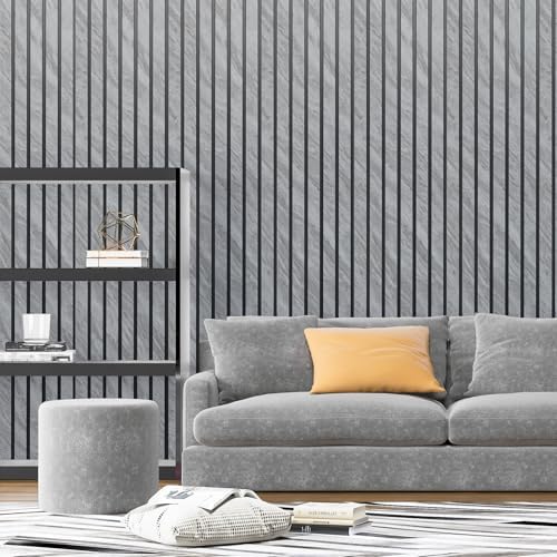 Art3d Six-Grid Design Slim Slat Wall Panel, 104 x 12 Inch - Image 2