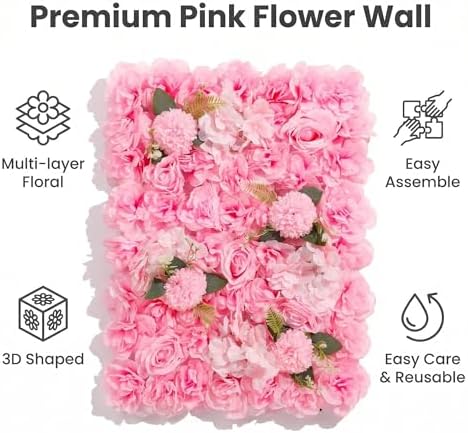 Flower Wall Backdrop 6 Panels16×24 Inch - Image 6