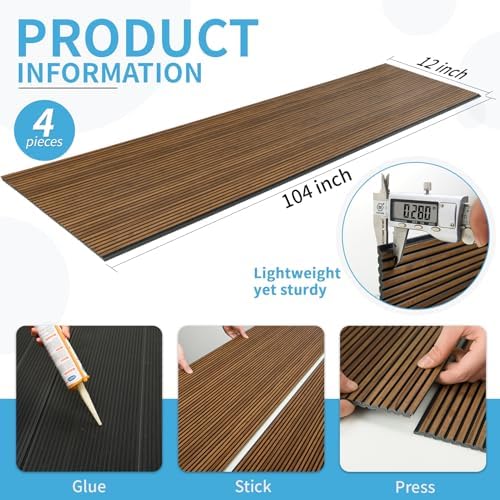 Art3d Fine Bar Design Slim Slat Wall Panel, 104 x 12 Inch - Image 7