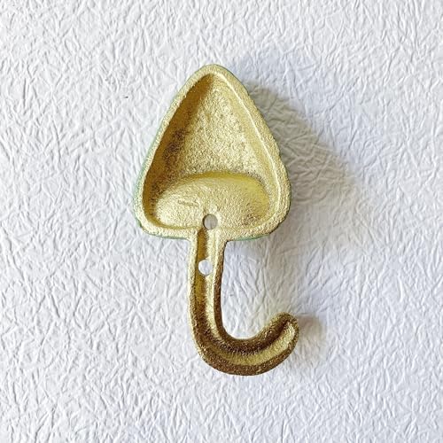 Rustic Mushroom-Shaped Decorative Wall Hook Rack Hangers - Image 6
