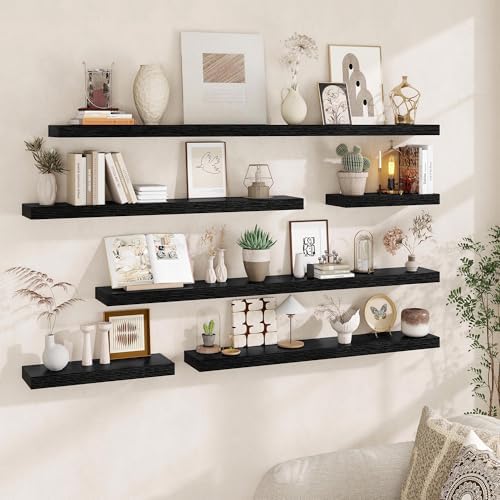Fun Memories Floating Shelves for Wall, 20Inch Floating Shelves Set of 2 - Image 2