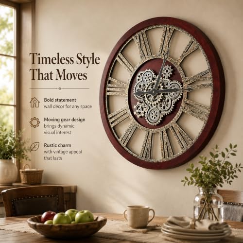 The B-Style Wall Clock, 30 Inch - Image 2