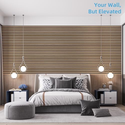 Art3d 94 x 12.6 Inch Acoustic Lightweight Slat Wall Panel - Image 3
