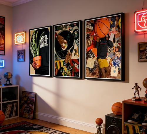 3Pcs Black Men African American Music Poster Wall Art 12x16in Unframed - Image 3