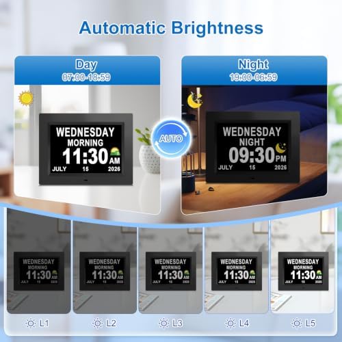 SSINI Dementia Clock Large Digital Calendar - Image 6
