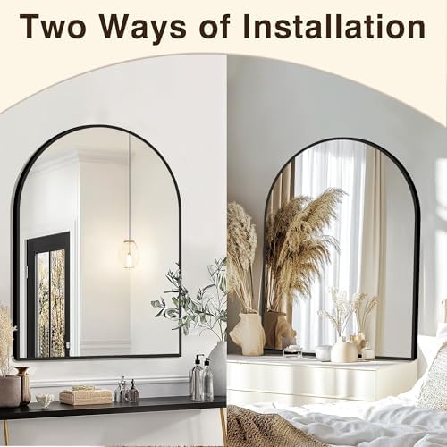 FICTOR 30" x 40" Arched Bathroom Vanity Mirror - Image 5