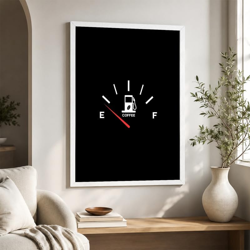 InkFlow Posters Coffee Gauge Canvas Poster - Image 6