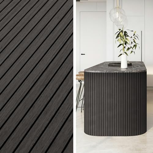8-Pack Peel & Stick Acoustic Wood Slat Wall Panels - Image 4