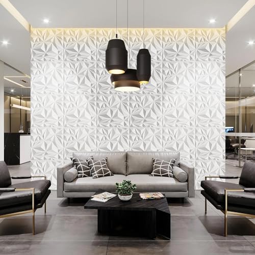 STICKGOO 3D Wall Panels Diamond, 19.7" x 19.7" - Image 2