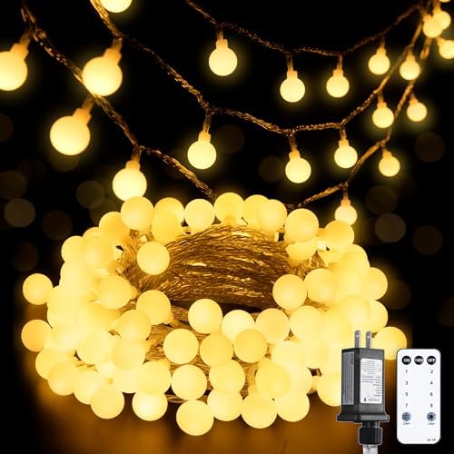 JMEXSUSS 100 LED Globe String Lights Indoor Bedroom, 33ft Classroom Lights by JMEXSUSS