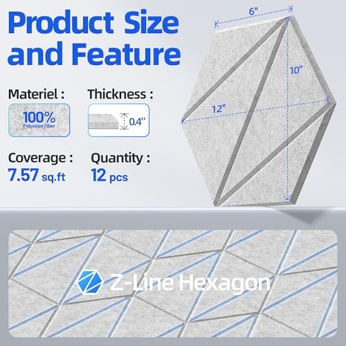 Self-Adhesive Acoustic Panels High Density Sound Proof Foam Panels - Image 6