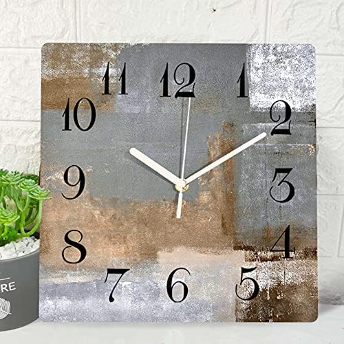 ArtSocket Wall Clock Silent, 12 Inch Painting by ArtSocket