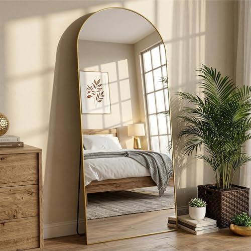 71"x28" Arched Full Length Mirror, Full Body Mirror by Furnbar