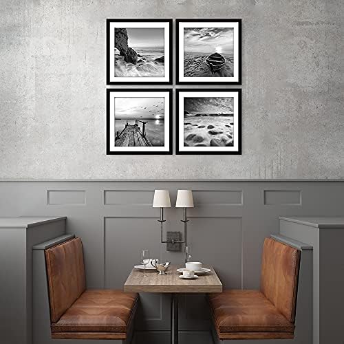 ENGLANT-4 Panels Set Framed Canvas Print - Image 4