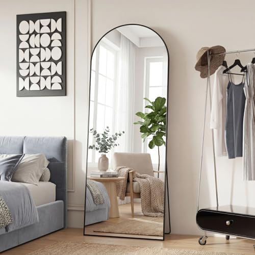 Sweetcrispy 65"x24" Arched Full Length Mirror, Full Body Mirror by Sweetcrispy