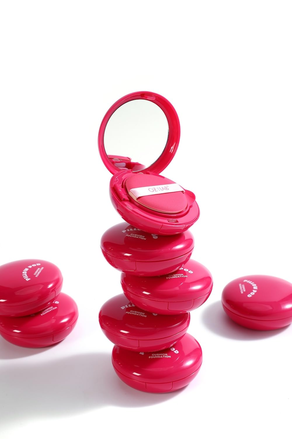 Beauty Pillow Pod Cushion Foundation Ivory – Natural Matte Finish, Buildable Coverage, Paraben-Free, Portable Compact with Mirror and Puff,0.42 OZ /12G,pack of 1