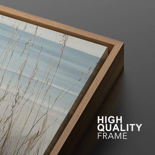 MUDECOR Framed Canvas Print Wall Art Set Coastal Dune Grass - Image 6
