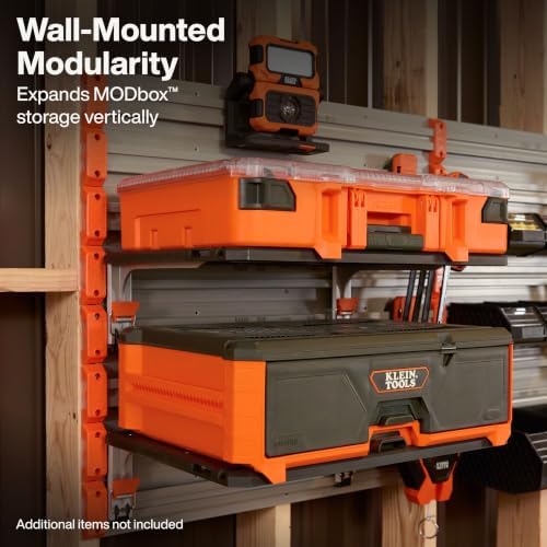 KLEIN TOOLS 54856MB MODbox Wall Interlocking Shelf, Modular Tool Storage - Image 4