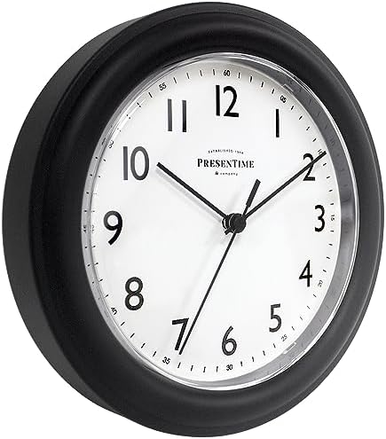Presentime 8.5" Modern Farmhouse Essential Wall Clock - Image 4